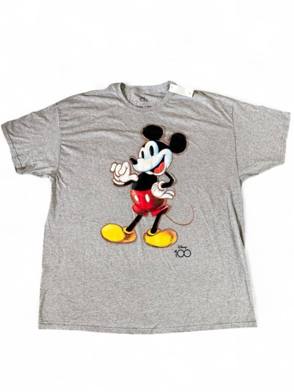 Disney 100 Mickey Mouse Graphic Tee | XXL | NWT | Gray